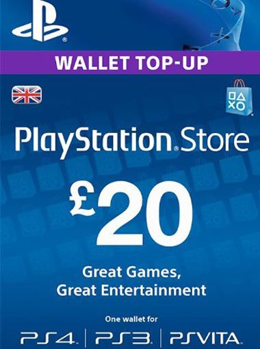 Playstation Network (PSN) Card £20 GBP cd key